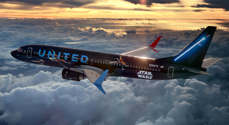 United-Jet im Star Wars-Design (Foto: United / beigestellt)