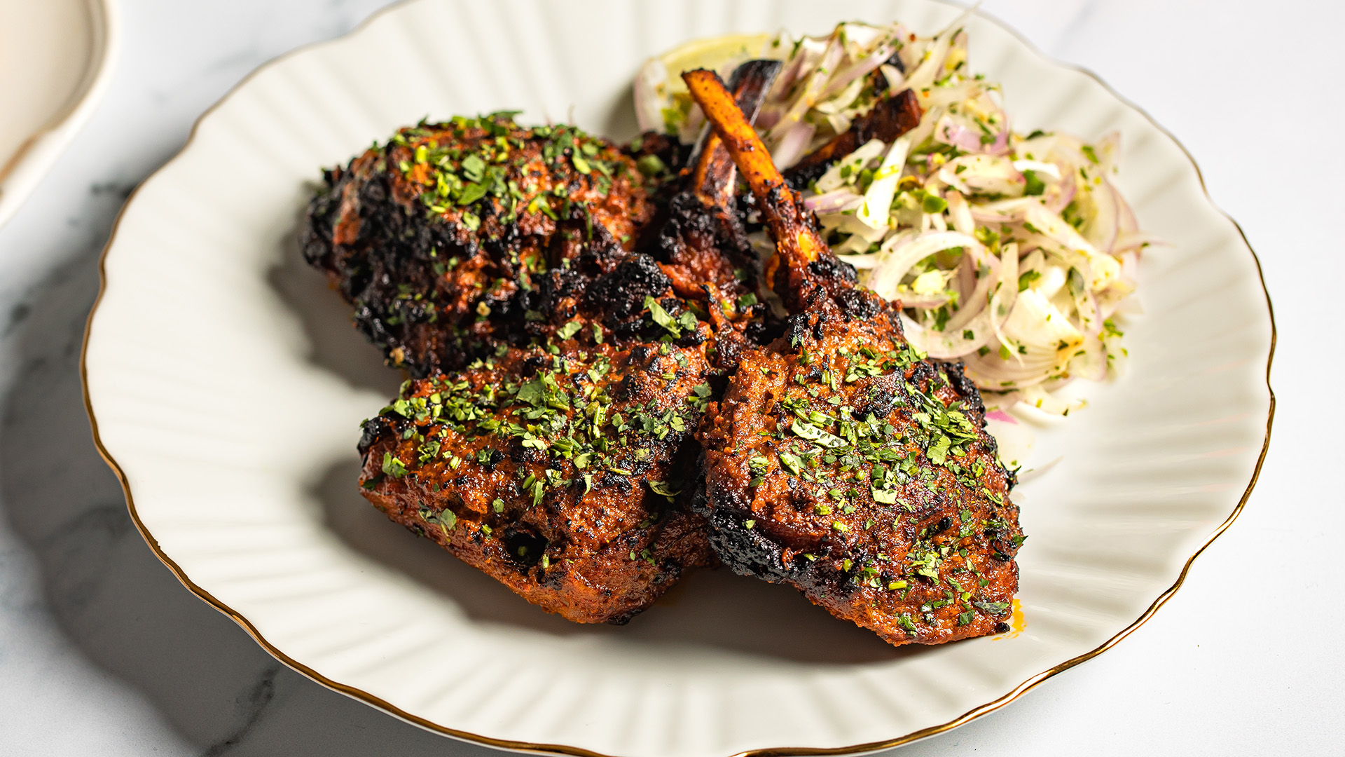 Bild von Tandoori Lamb Chops DukesHill London