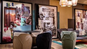 Lounge des Motel One Amsterdam