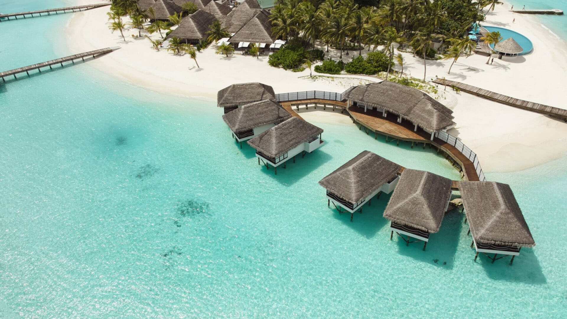 Luftbild von Nova Maldives Resort