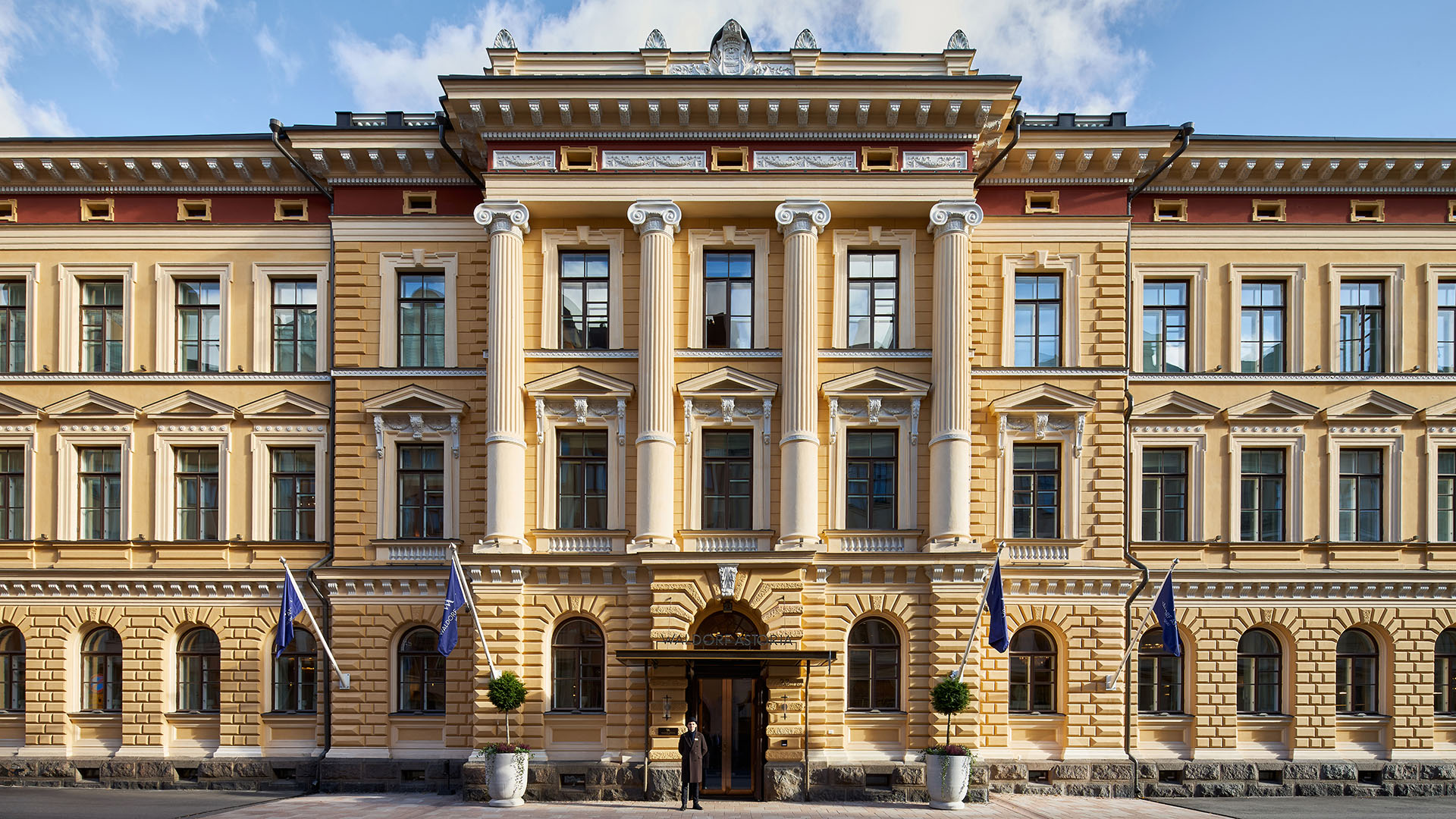 Das Bild zeigt das Hotel Waldorf Astoria in Helsinki