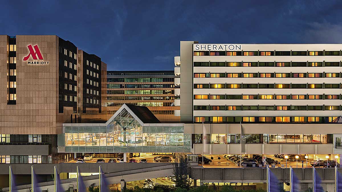 Frankfurt Marriott Airport und Sheraton Frankfurt Airport (© Marriott International)