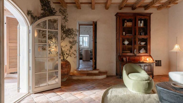 Das Bild zeigt ein Zimmer des Hotel Binidufà auf Menorca